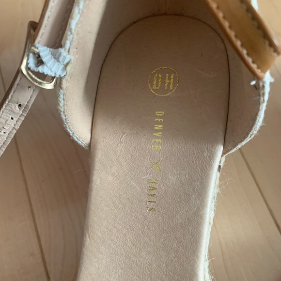 Ankle-strap platform espadrilles Sz 7 - Picture 5 of 5